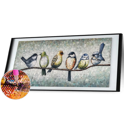 Sunset Bird - Full Round Drill Diamond Painting 80*30CM