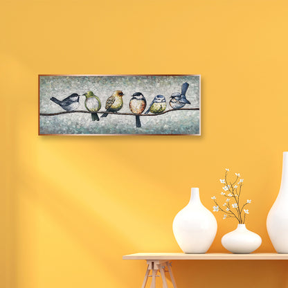 Sunset Bird - Full Round Drill Diamond Painting 80*30CM