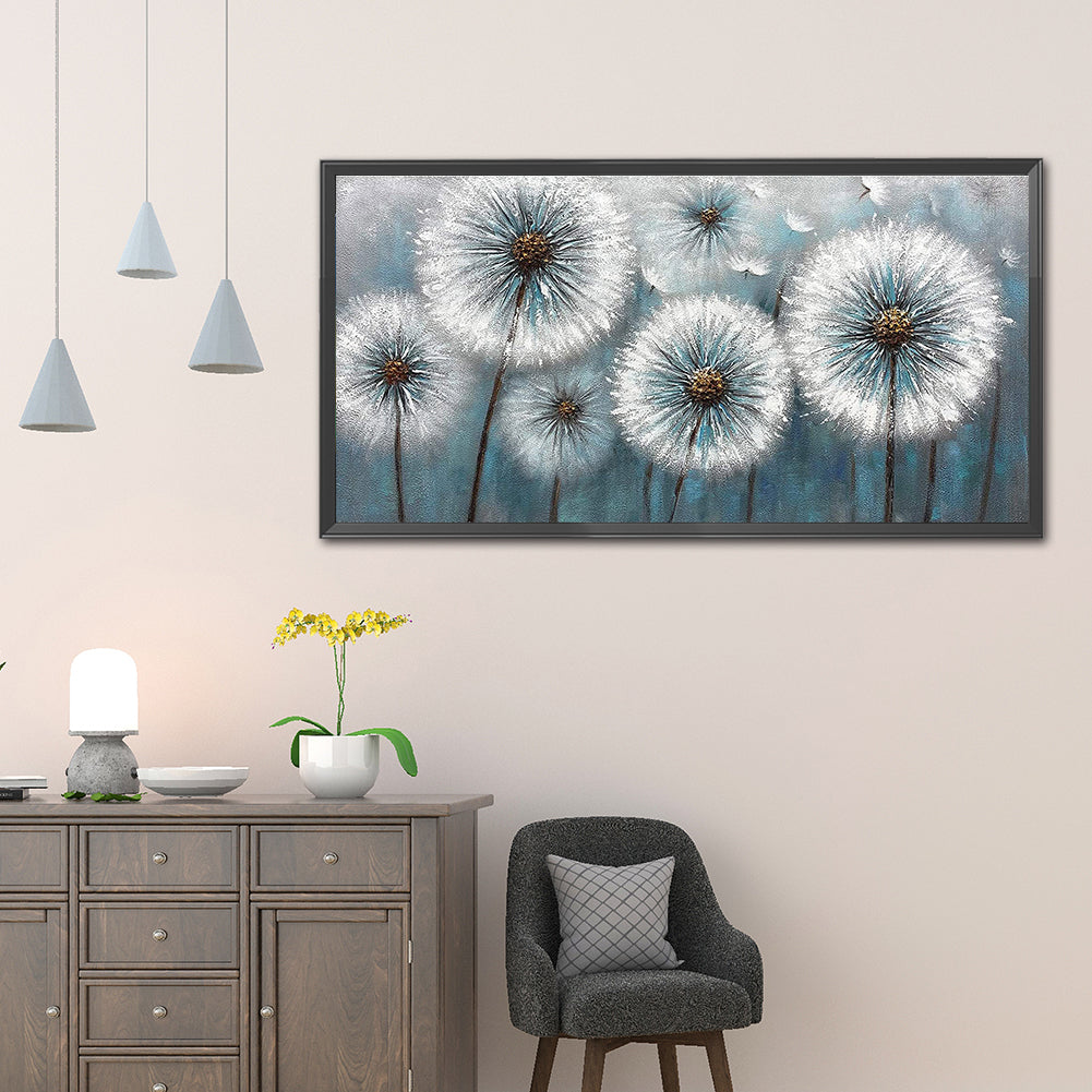 Dandelion - Full Round Drill Diamond Painting 80*40CM