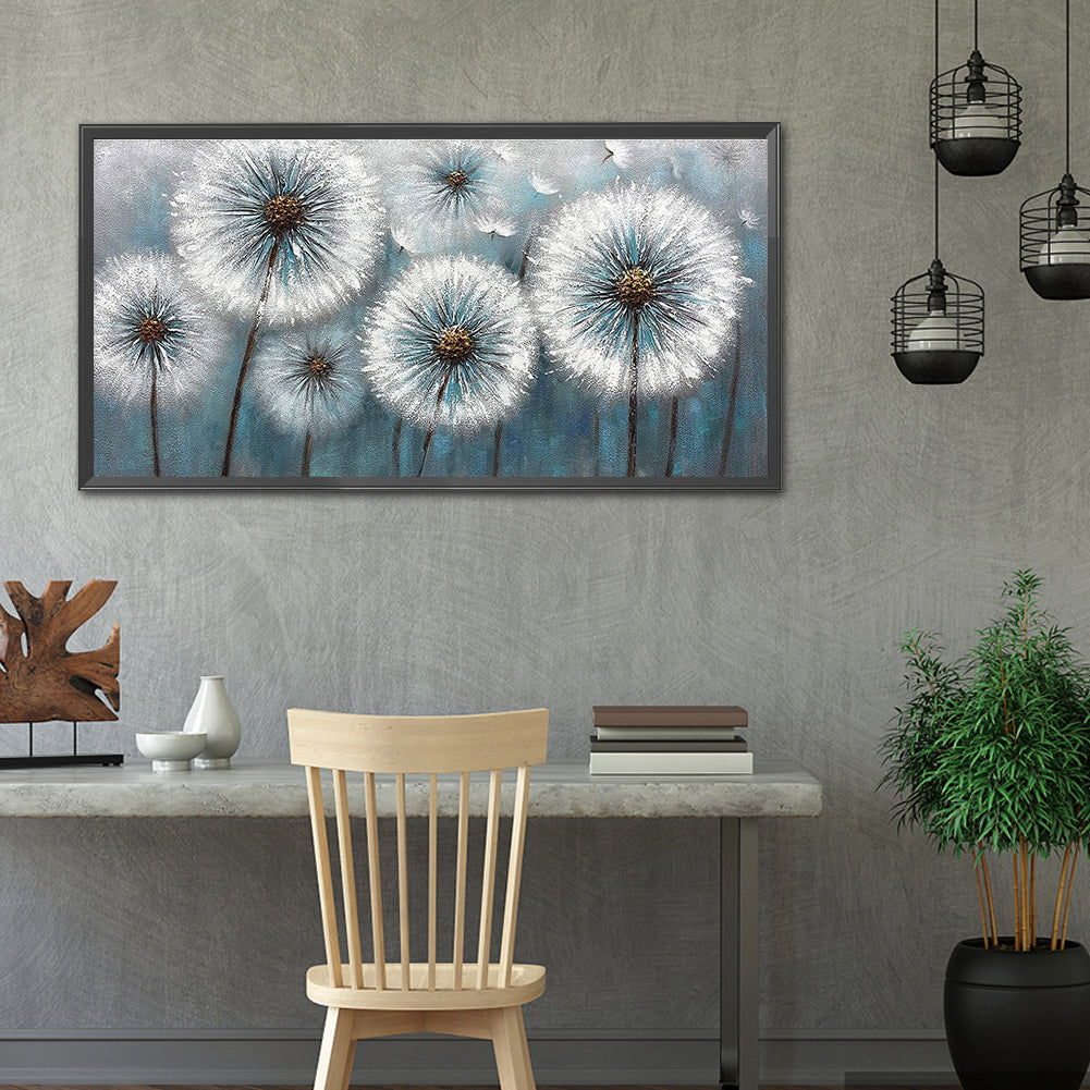 Dandelion - Full Round Drill Diamond Painting 80*40CM