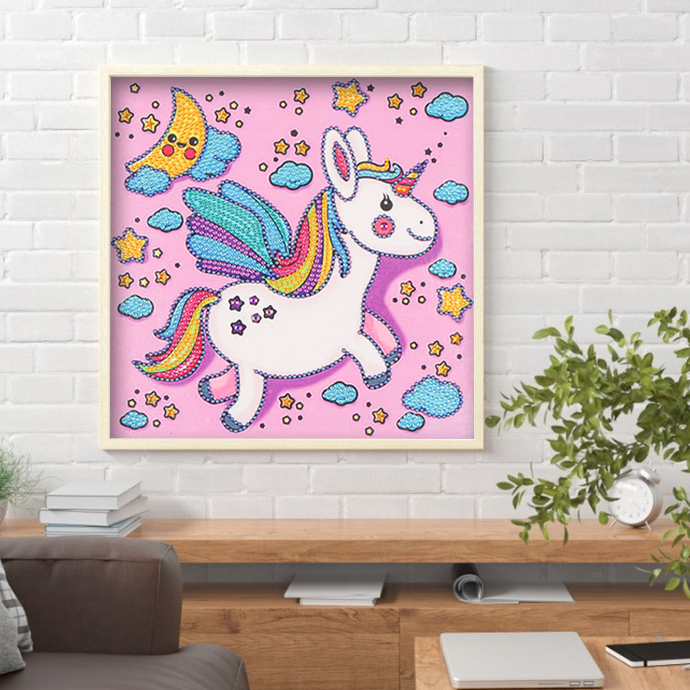 Unicorn - Special Shaped Drill Diamond Painting 30*30CM