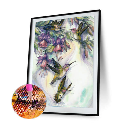 Bird - Full Round Drill Diamond Painting 30*40CM