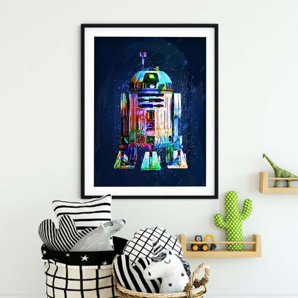 Spaceship - Full Round Drill Diamond Painting 30*40CM