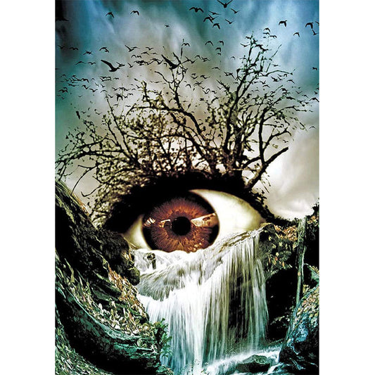 Waterfall Eye - Full Round Drill Diamond Painting 30*40CM