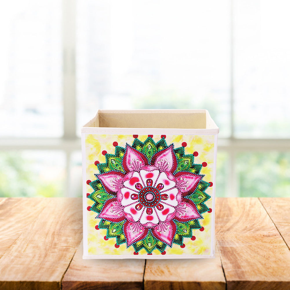 DIY Mandala Flower Rhinestone Oxford Cloth Storage Box Diamond Painting Kit