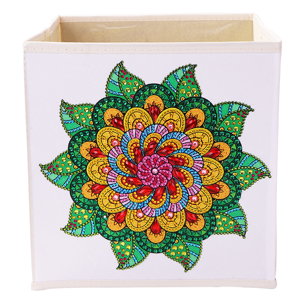 DIY Mandala Flower Rhinestone Oxford Cloth Storage Box Diamond Painting Kit