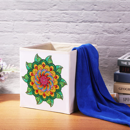 DIY Mandala Flower Rhinestone Oxford Cloth Storage Box Diamond Painting Kit