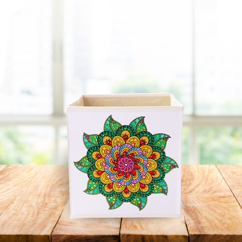 DIY Mandala Flower Rhinestone Oxford Cloth Storage Box Diamond Painting Kit