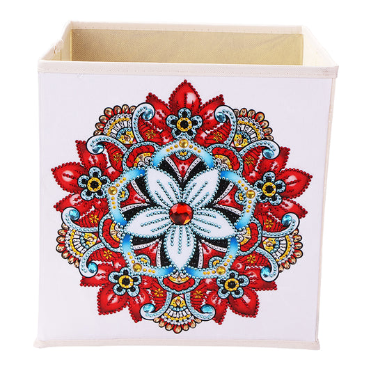 DIY Mandala Flower Rhinestone Oxford Cloth Storage Box Diamond Painting Kit