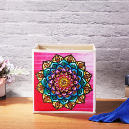 DIY Mandala Flower Rhinestone Oxford Cloth Storage Box Diamond Painting Kit