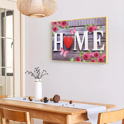 English Vocabulary - Full Round Drill Diamond Painting 40*30CM
