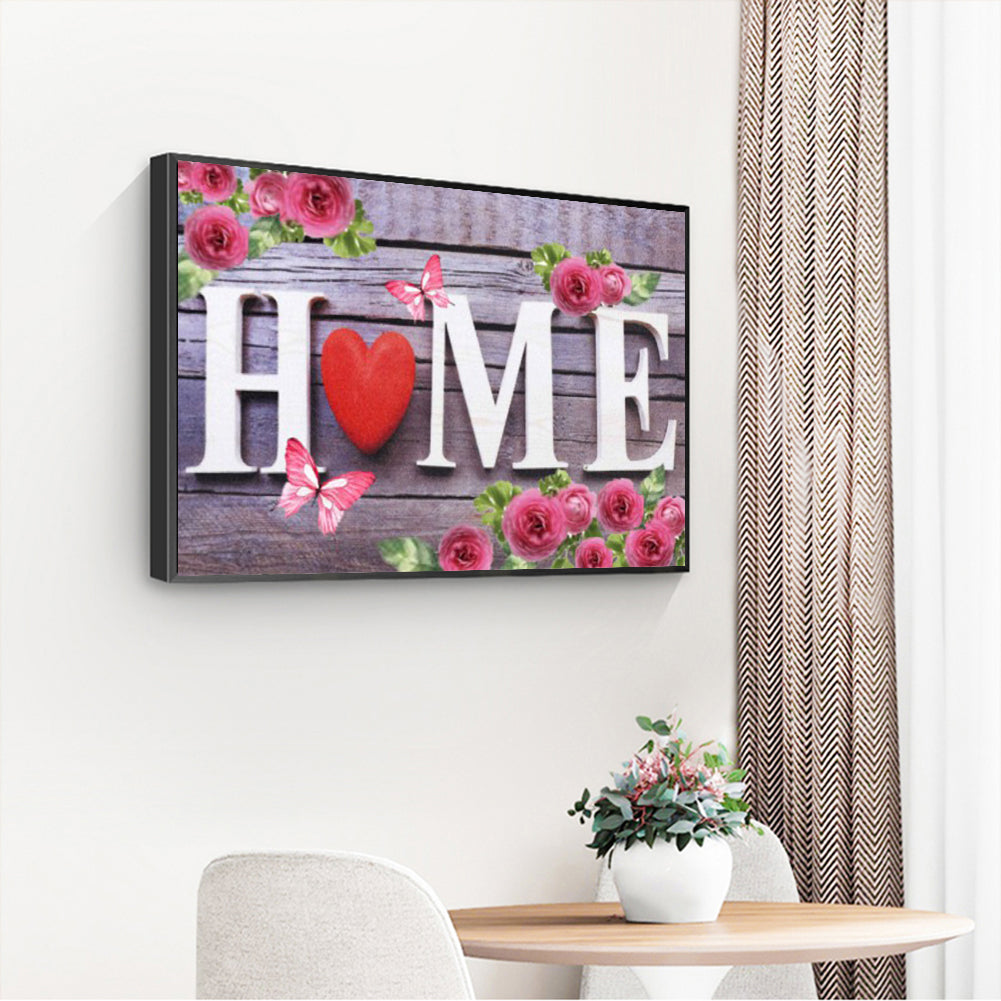 English Vocabulary - Full Round Drill Diamond Painting 40*30CM