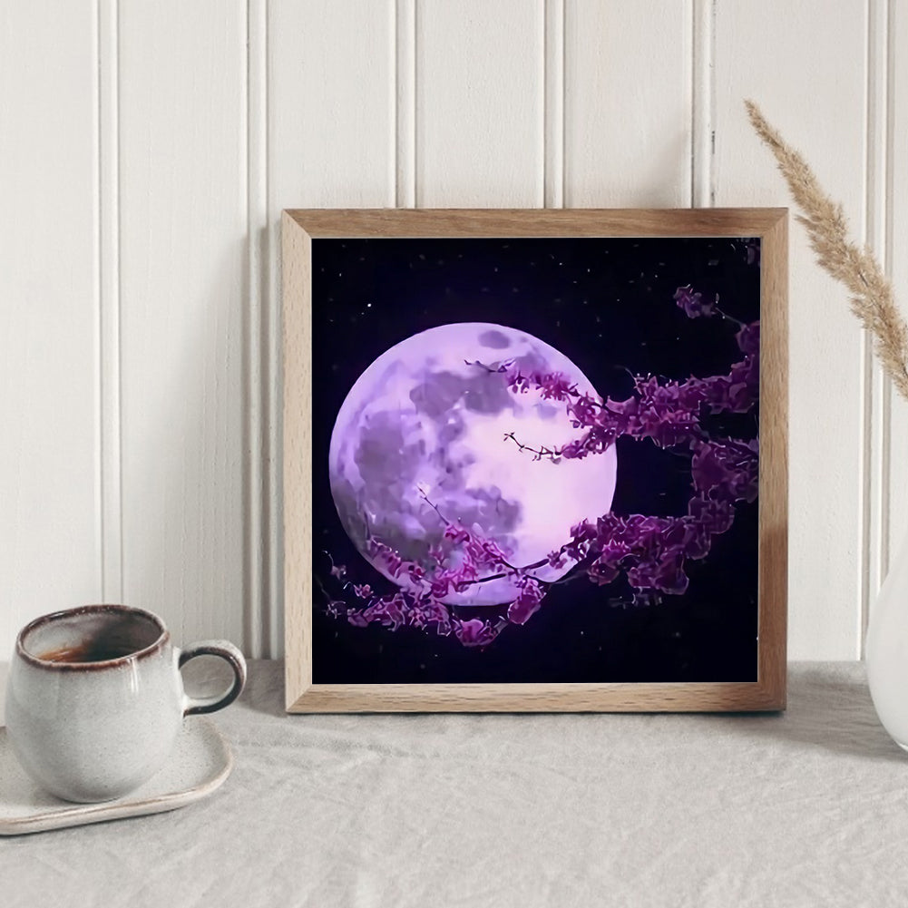 Moon Tree - Full Round Drill Diamond Painting 30*30CM