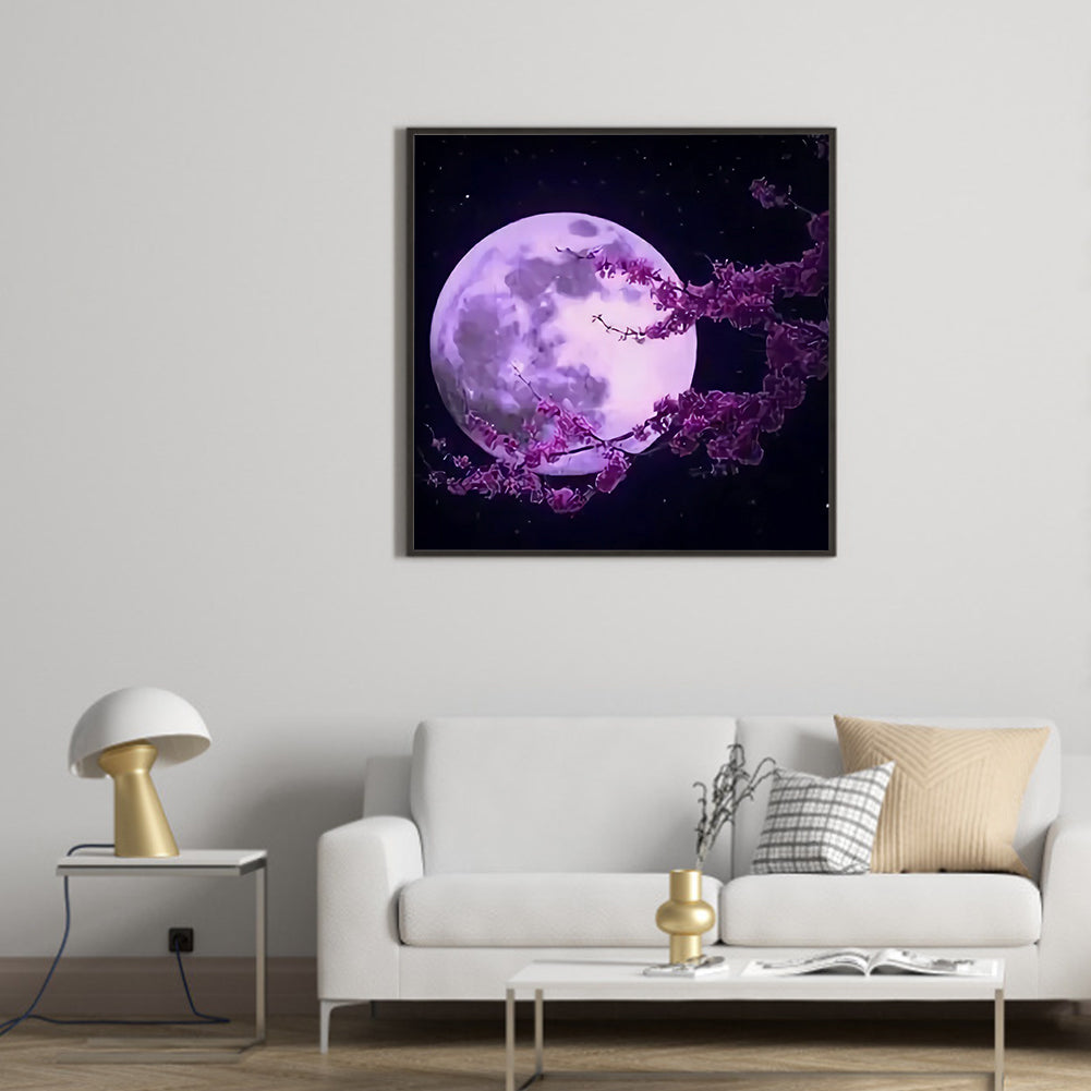 Moon Tree - Full Round Drill Diamond Painting 30*30CM