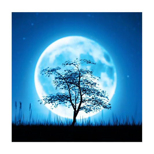 Moon Tree - Full Round Drill Diamond Painting 30*30CM