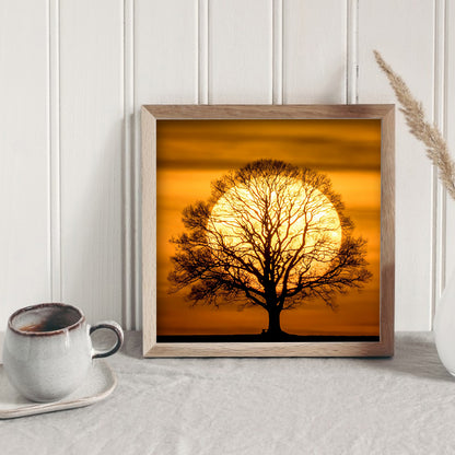 Moon Tree - Full Round Drill Diamond Painting 30*30CM