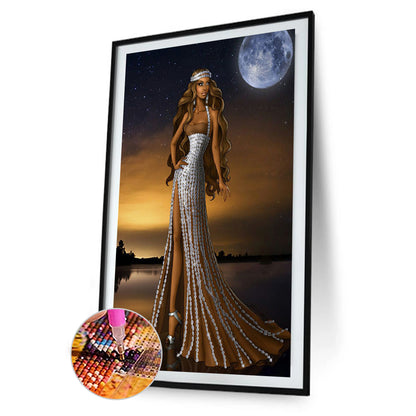 Beauty - Full Round Drill Diamond Painting 30*60CM