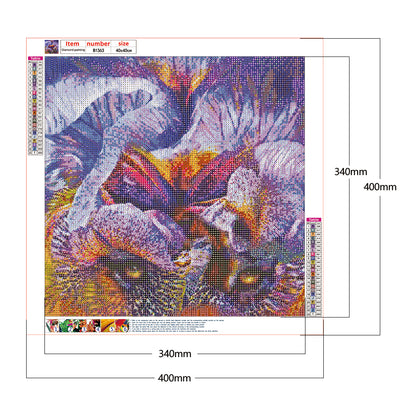 Coral Eye - Full Round Drill Diamond Painting 40*40CM