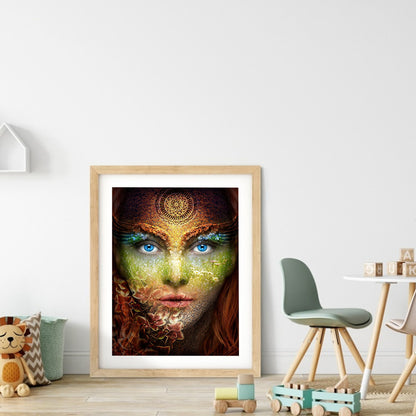 Woman - Full Round Drill Diamond Painting 30*40CM