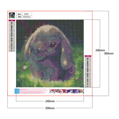 Rabbit - Full Square Drill Diamond Painting 30*30CM