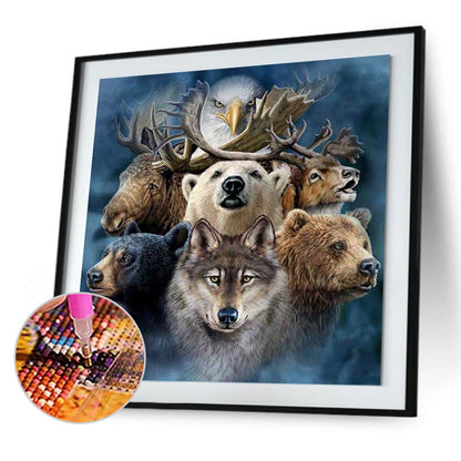 Animal - Full Round Drill Diamond Painting 30*30CM