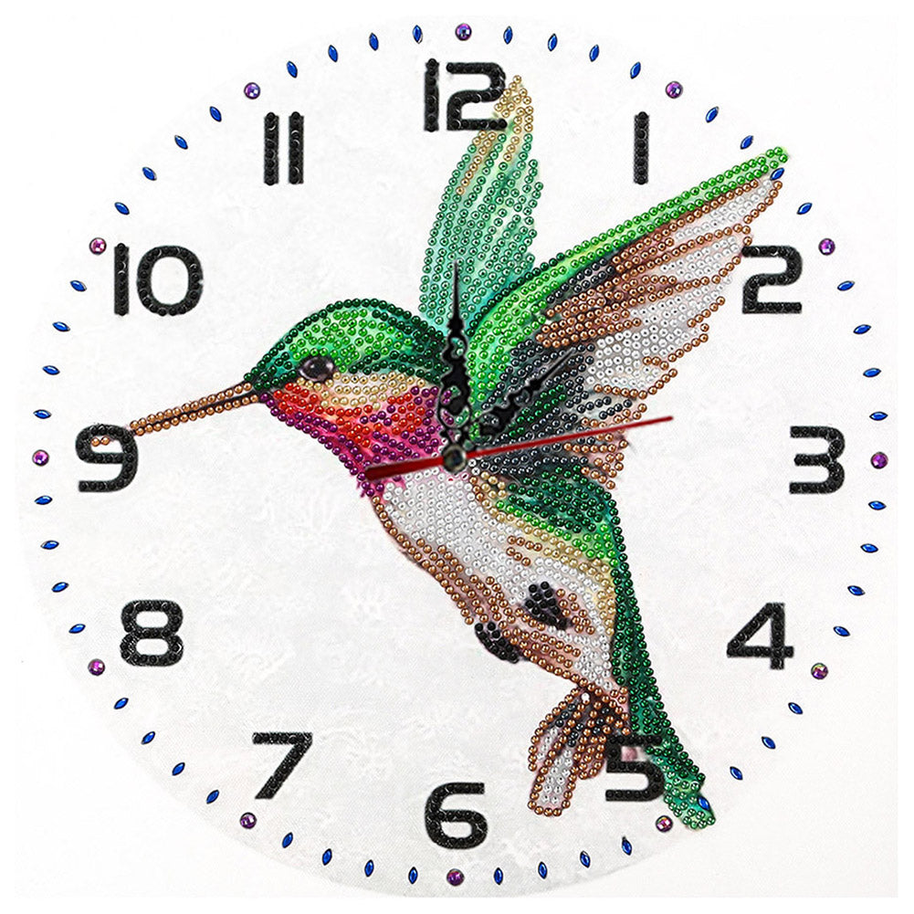 Animal Clock Part Special Shape Diamond DIY Painting Kit 5D Mosaic Clocks