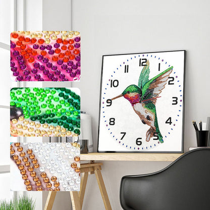 Animal Clock Part Special Shape Diamond DIY Painting Kit 5D Mosaic Clocks