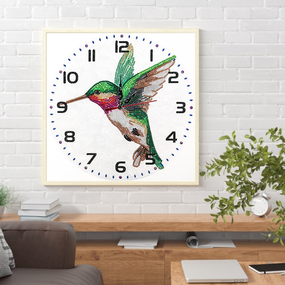 Animal Clock Part Special Shape Diamond DIY Painting Kit 5D Mosaic Clocks