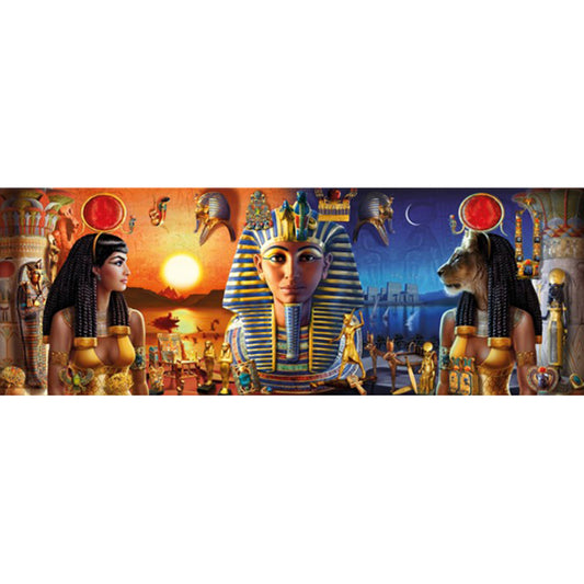 Egyptian Pharaoh - Full Round Drill Diamond Painting 90*30CM