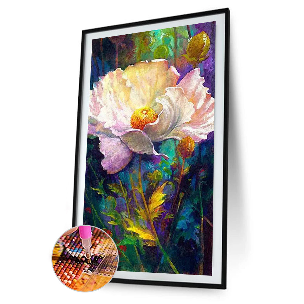 Flower - Full Round Drill Diamond Painting 40*80CM