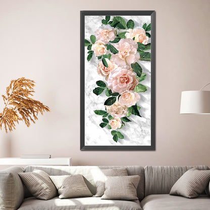 Flower - Full Round Drill Diamond Painting 40*80CM