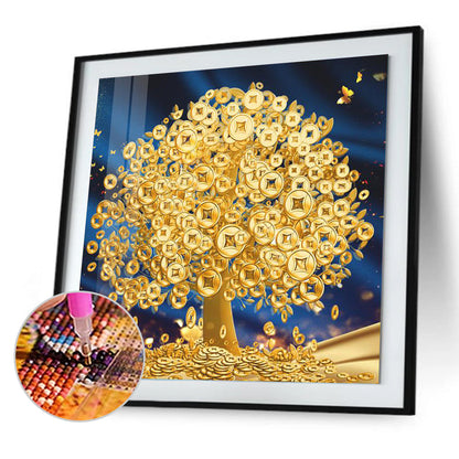 Money Tree - Full Round Drill Diamond Painting 30*30CM