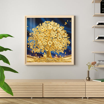 Money Tree - Full Round Drill Diamond Painting 30*30CM