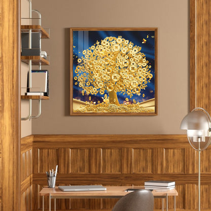 Money Tree - Full Round Drill Diamond Painting 30*30CM