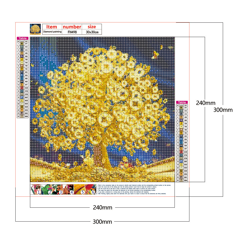 Money Tree - Full Round Drill Diamond Painting 30*30CM