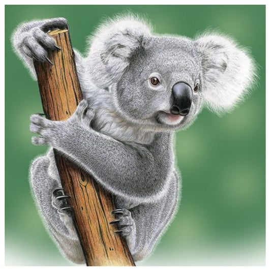 Small Koala - Full Round Drill Diamond Painting 30*30CM