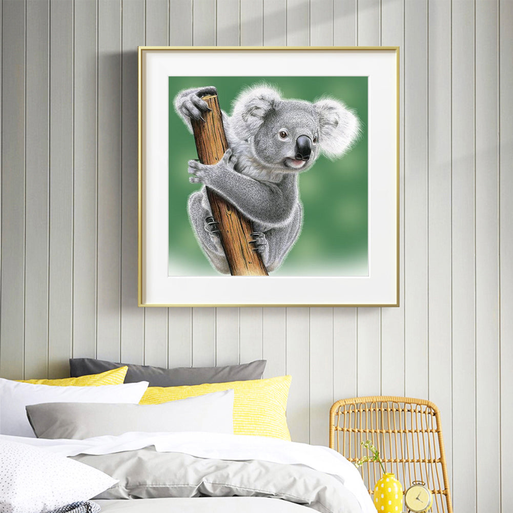 Small Koala - Full Round Drill Diamond Painting 30*30CM