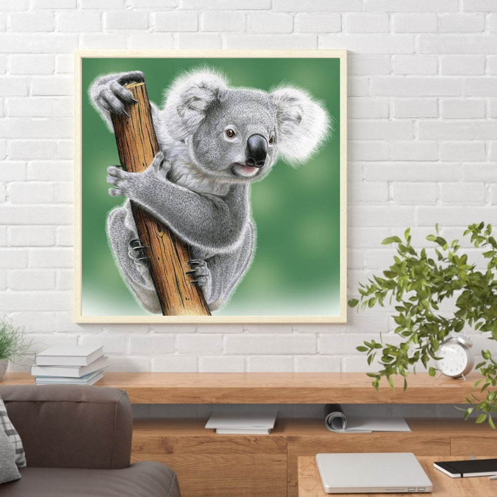 Small Koala - Full Round Drill Diamond Painting 30*30CM