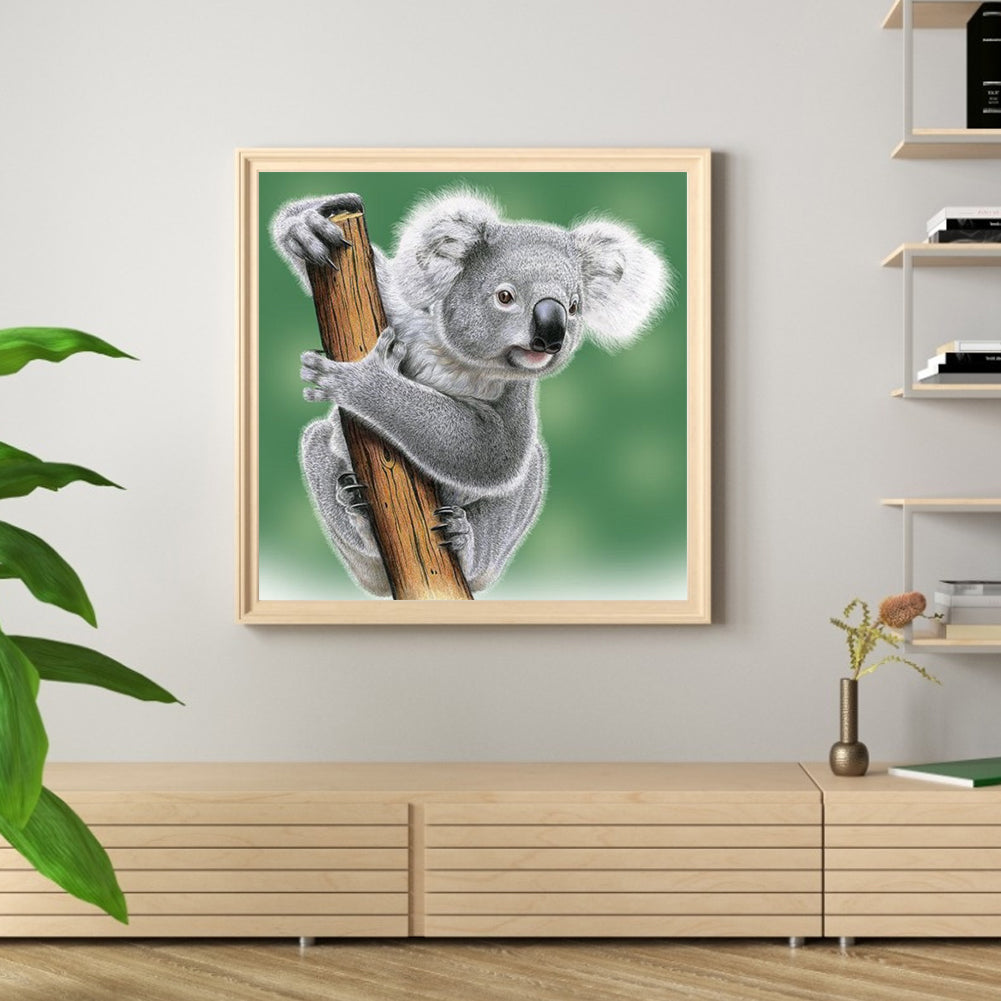 Small Koala - Full Round Drill Diamond Painting 30*30CM