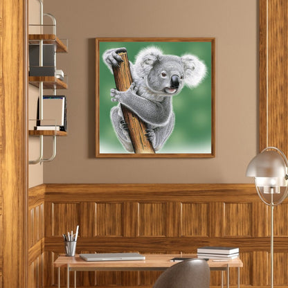 Small Koala - Full Round Drill Diamond Painting 30*30CM