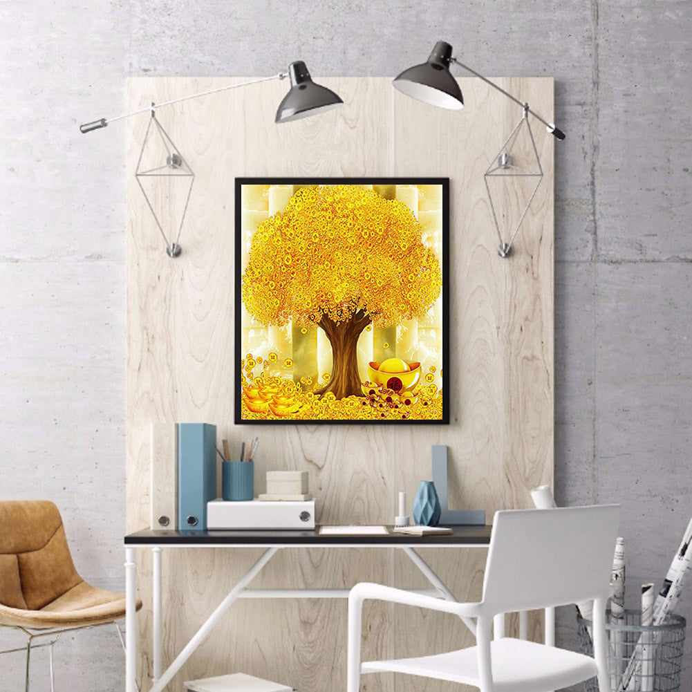 Money Tree - Full Round Drill Diamond Painting 40*45CM