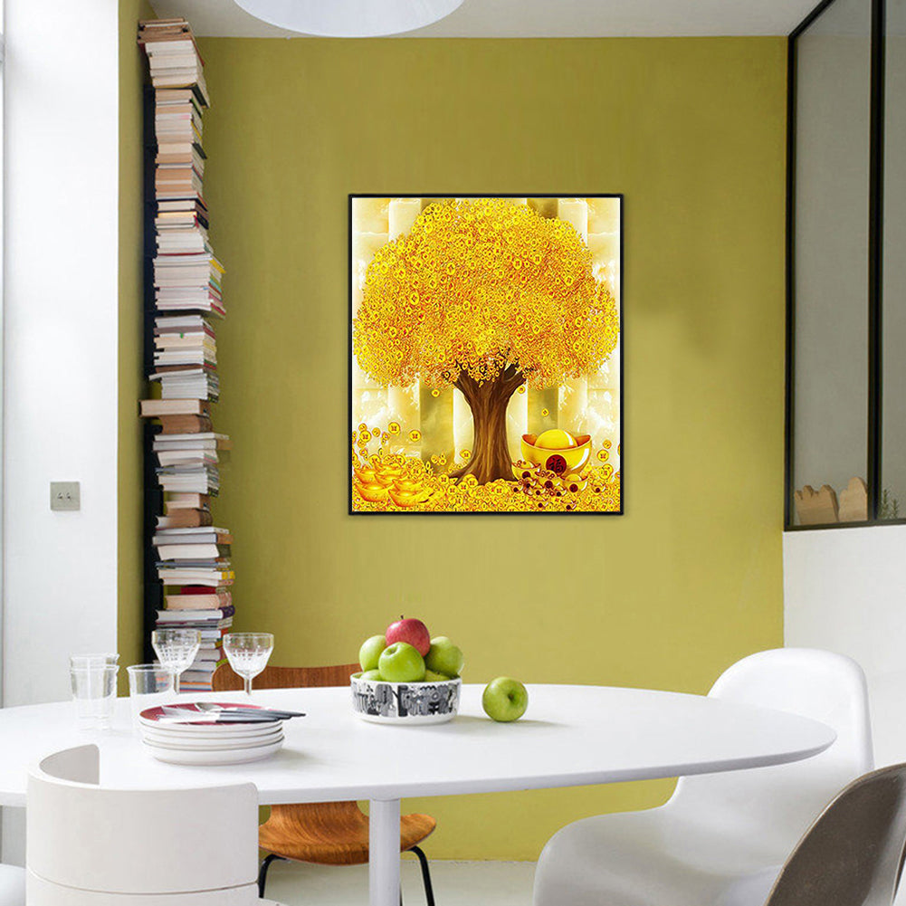 Money Tree - Full Round Drill Diamond Painting 40*45CM