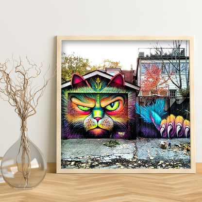 Tiger Build - Full Square Drill Diamond Painting 40*40CM