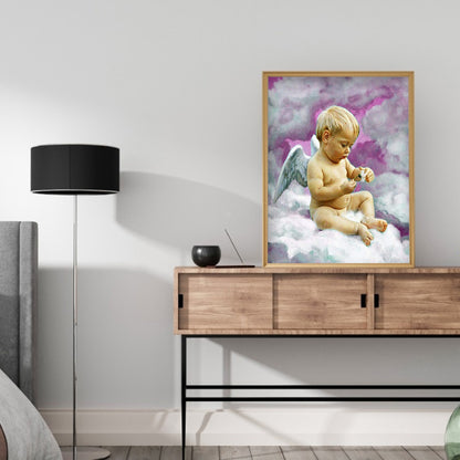 Angel - Full Round Drill Diamond Painting 30*40CM