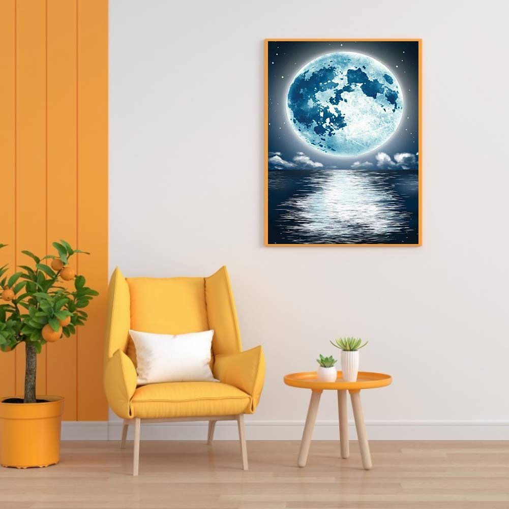 Moonlight - Full Round Drill Diamond Painting 40*60CM