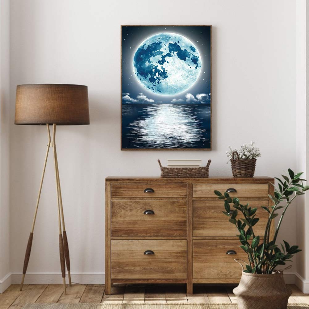 Moonlight - Full Round Drill Diamond Painting 40*60CM