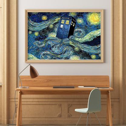 Oil Landscape - Full Round Drill Diamond Painting 40*30CM