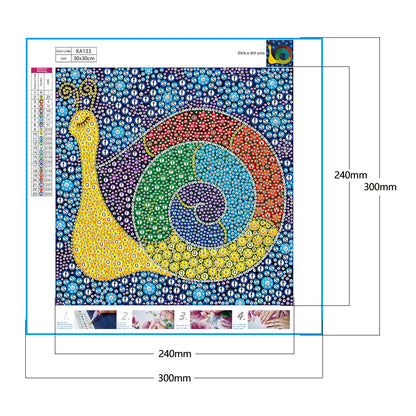 Crystal animal - Special Shaped Drill Diamond Painting 30*30CM