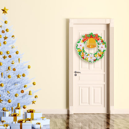 Festival Diamond Wreath DIY 5D Mosaic Resin Painting Kit Rhinestone Garland