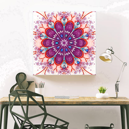 Flowers - Special Shaped Drill Diamond Painting 30*30CM